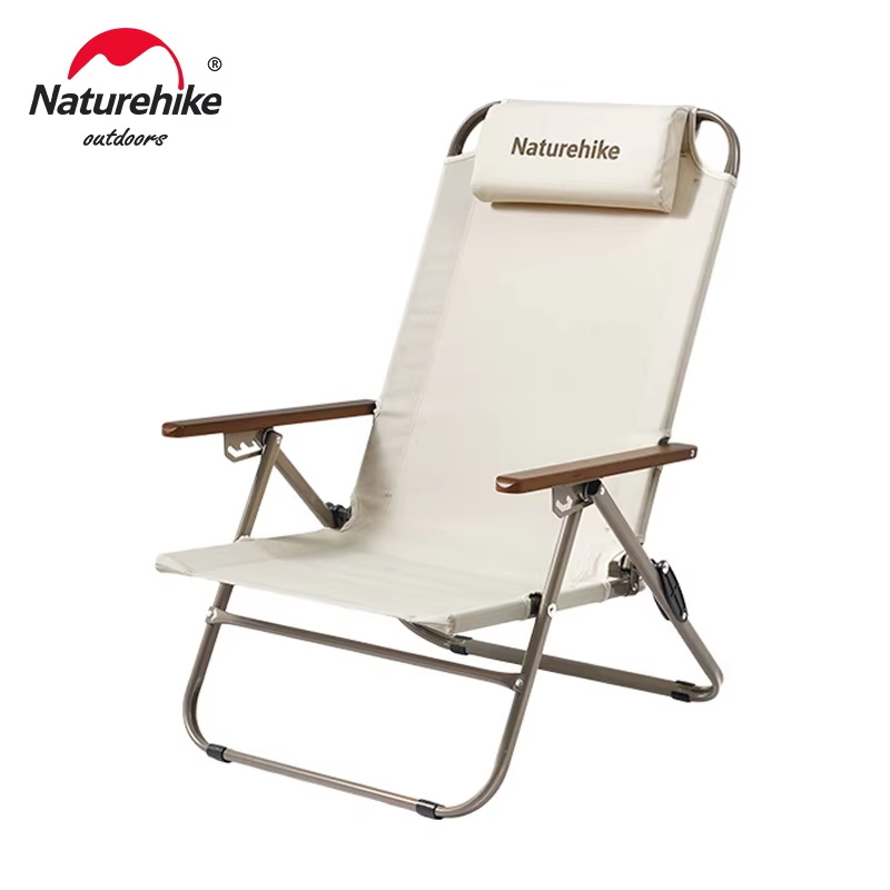 Outdoor Camping High Chair - Cadeira de Camping Reclinável Ajustável Naturehike