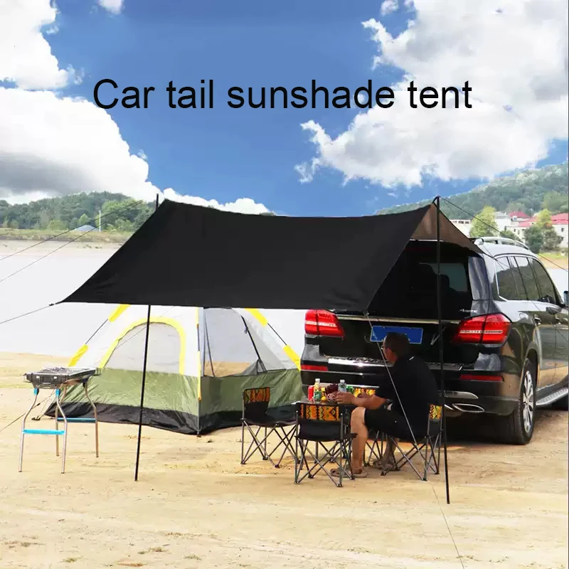 Outdoor Camping Van Tent - Toldo lateral anti-uv para carro, formato