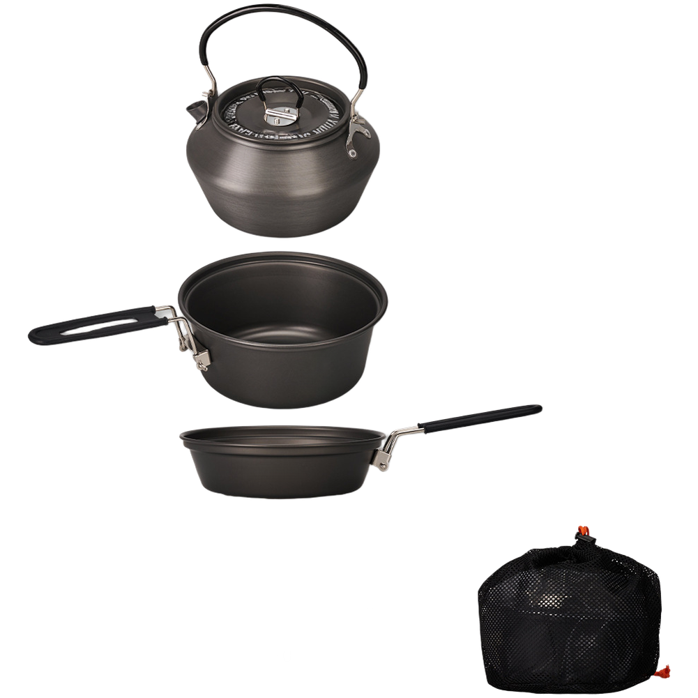Outdoor Camping Cooking Set - Conjunto de panelas de acampamento em