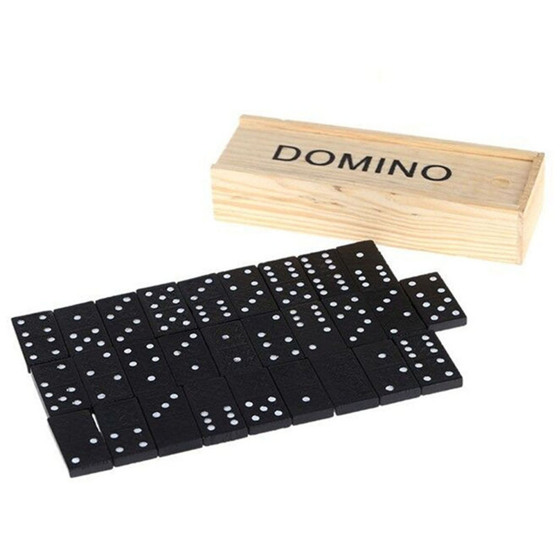 Outdoor Camping Games - Conjunto de 28 peças de Dominó