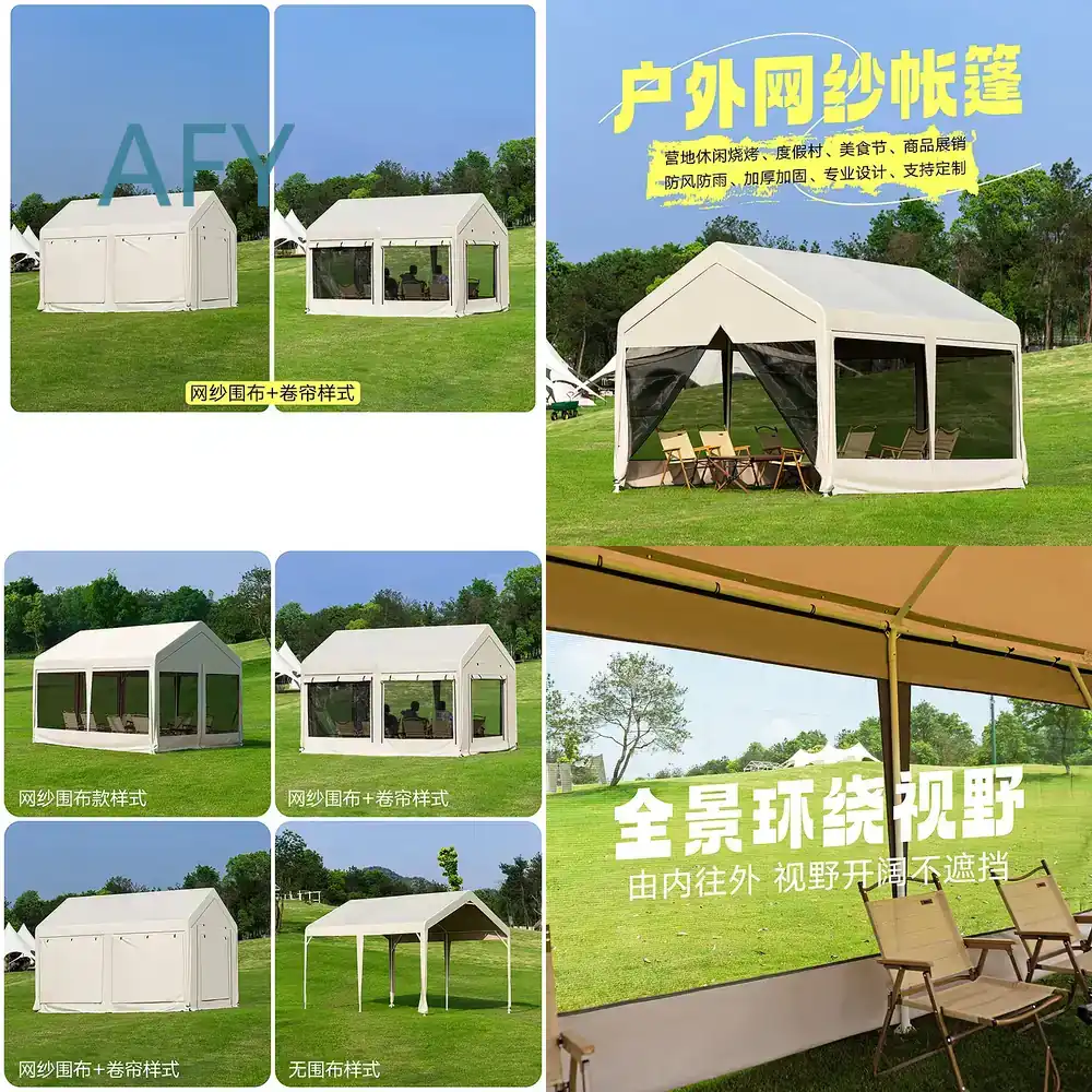 Outdoor Camping Van Tent - Tenda de Camping Respirável para Verão,