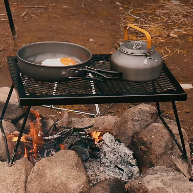 Outdoor Camping Cooking Table - Grade ao ar livre mesa dobrável