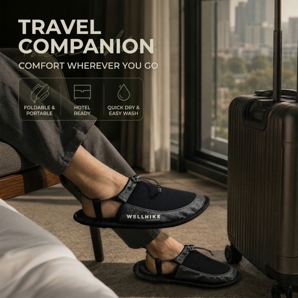 Outdoor Camping Slippers - 1 Par de Chinelos de Viagem