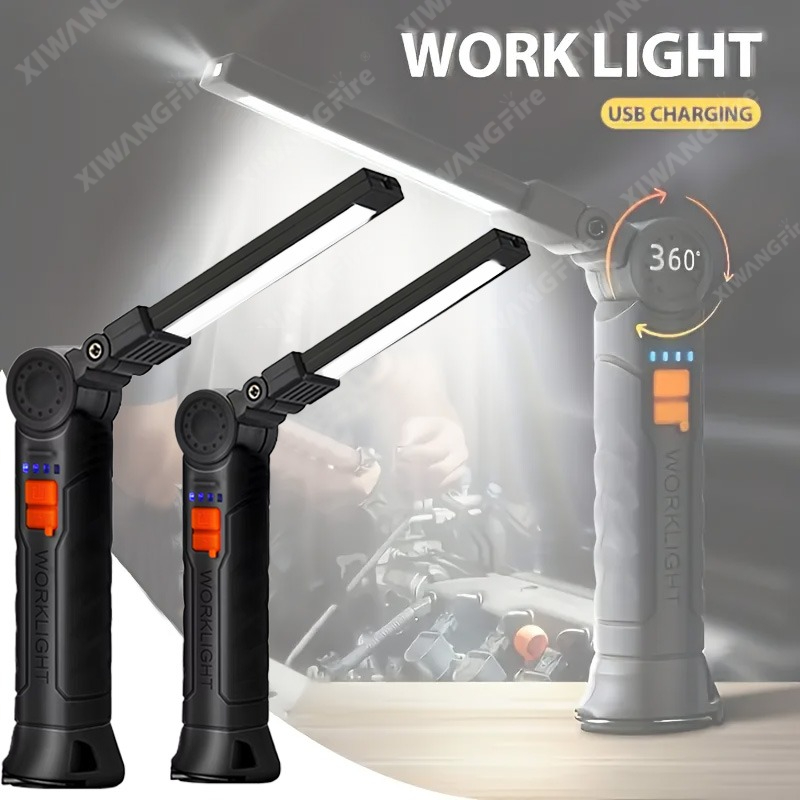 Outdoor Camping Decor - Lanterna led recarregável, luz de trabalho