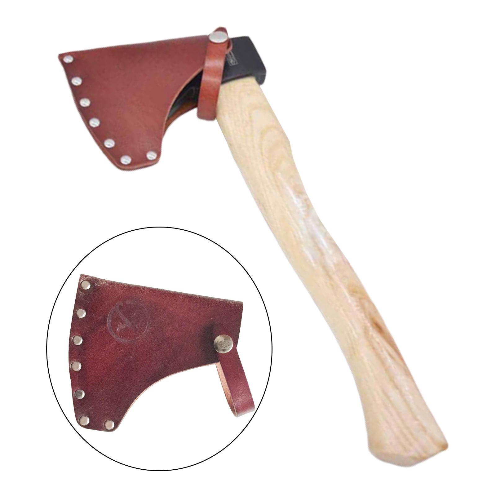 Camp Axe Hatchet - Couro Axe Head Cover para Camping,