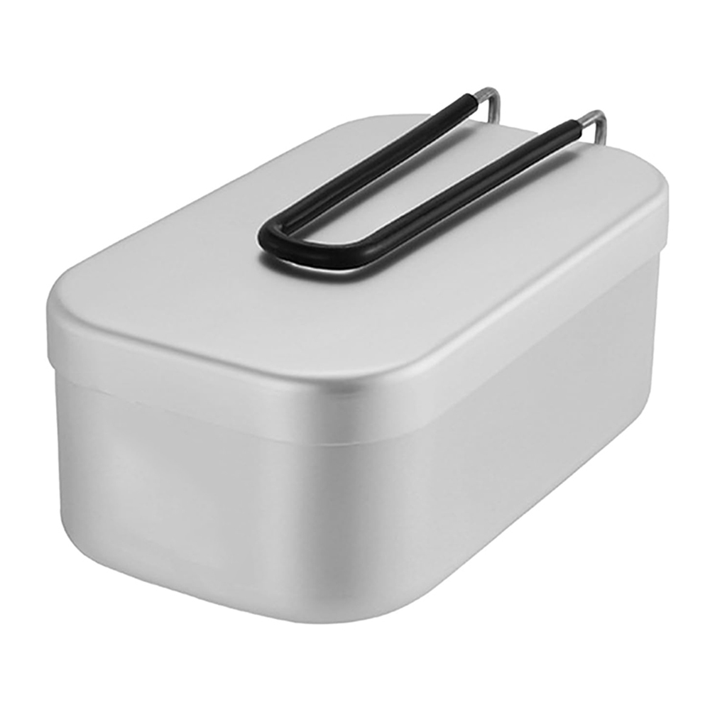 Outdoor Camping Cooking Set - Lancheiras de alumínio 800ml, panelas para