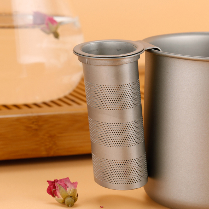 Outdoor Camping Games - Titânio Camping Mesh Infuser, Filtro De