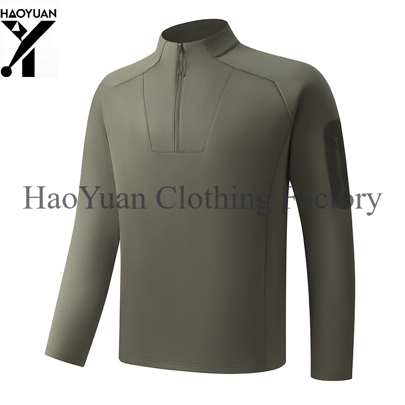 Outdoor Camping In Winter - Camisa Masculina de Manga Longa com