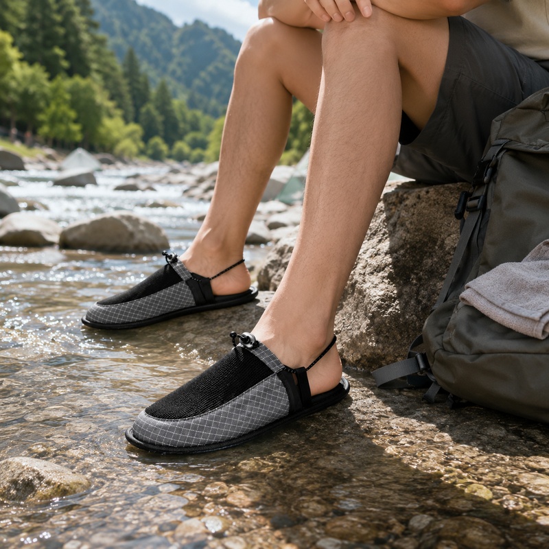 Outdoor Camping Slippers - Chinelos de Água Dobráveis de Secagem