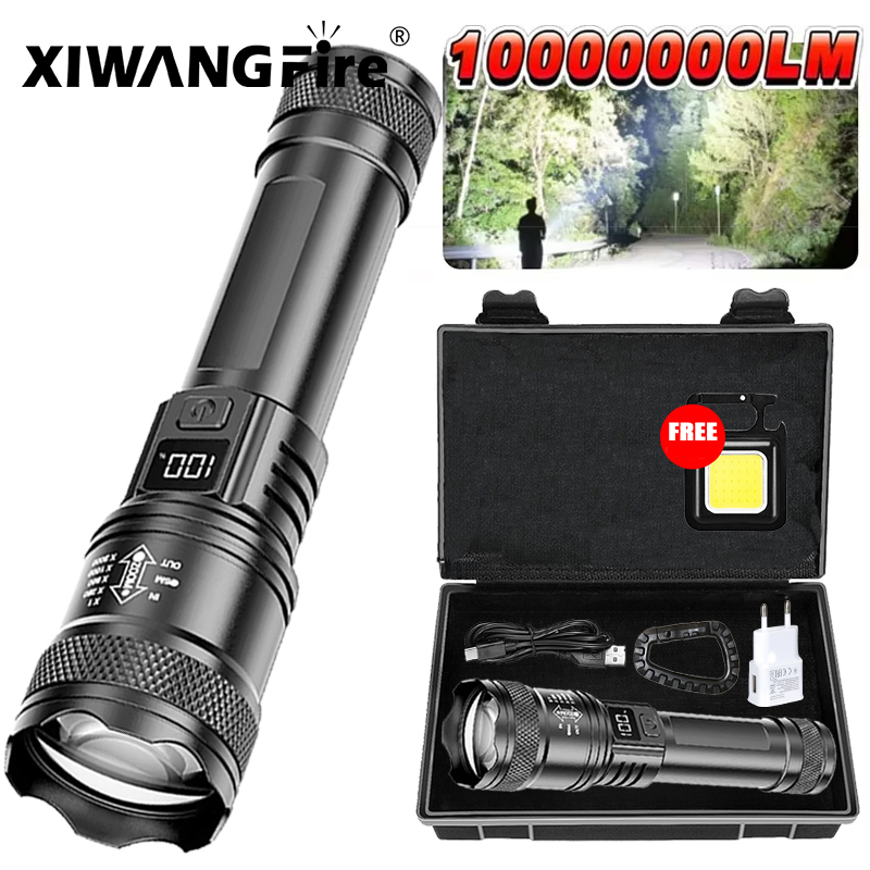 Outdoor Camping Decor - Lanterna led ultra brilhante 2000lm tipo-c