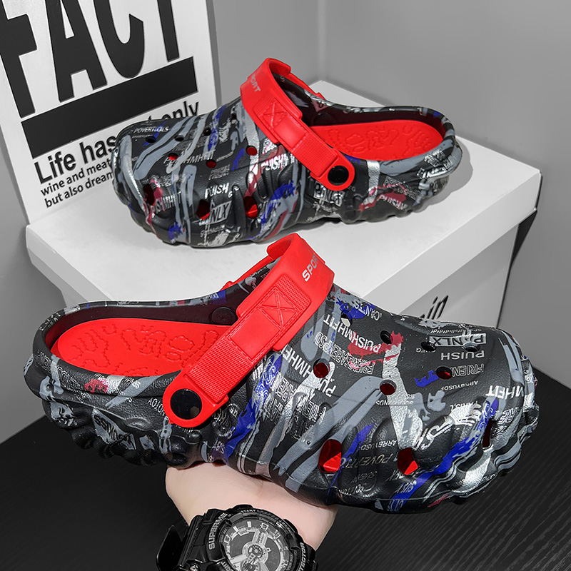 Outdoor Camping Slippers - Sandálias Masculinas de Tamanho Grande para