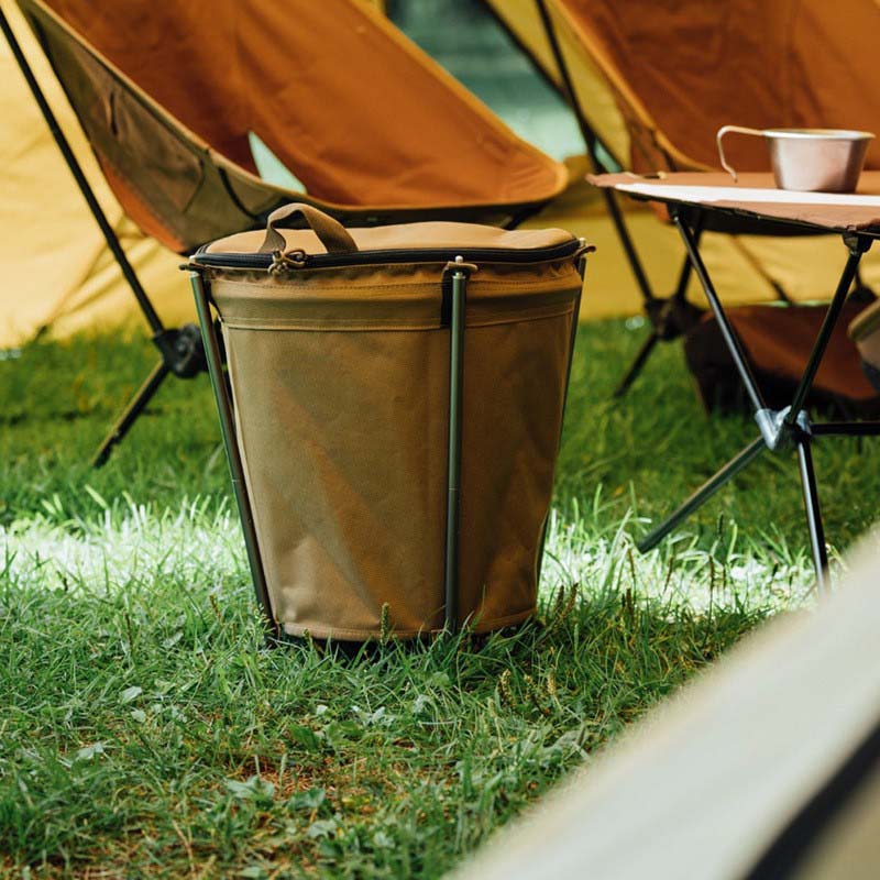 Outdoor Camping Bin - Lixeira de acampamento ao ar livre,