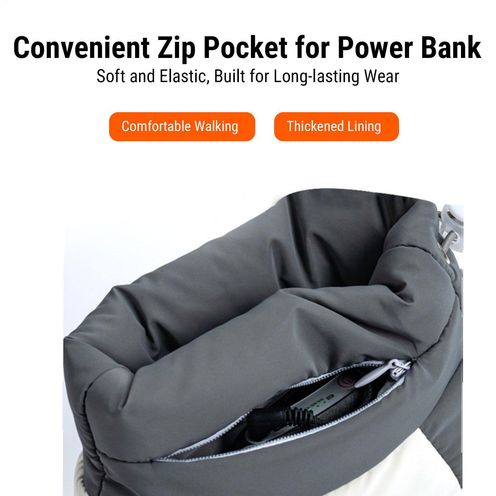 Outdoor Camping Slippers - Chinelos aquecidos elétricos sapatos de aquecimento