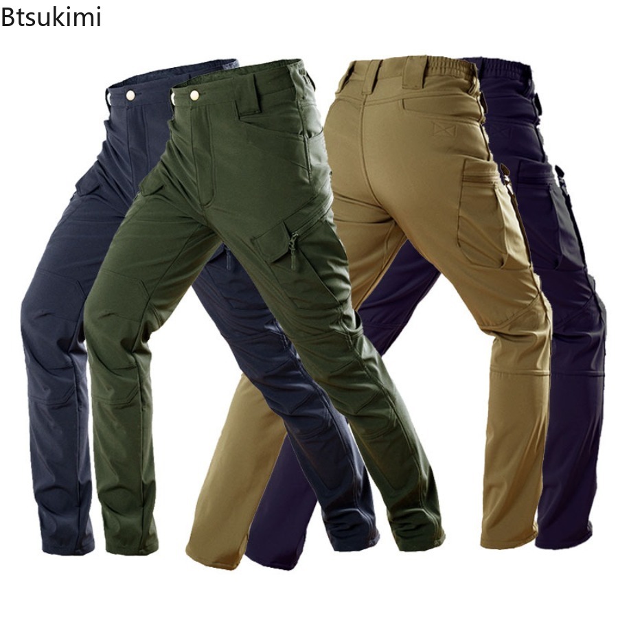 Outdoor Camping In Winter - Calça Softshell de Fleece para Inverno,