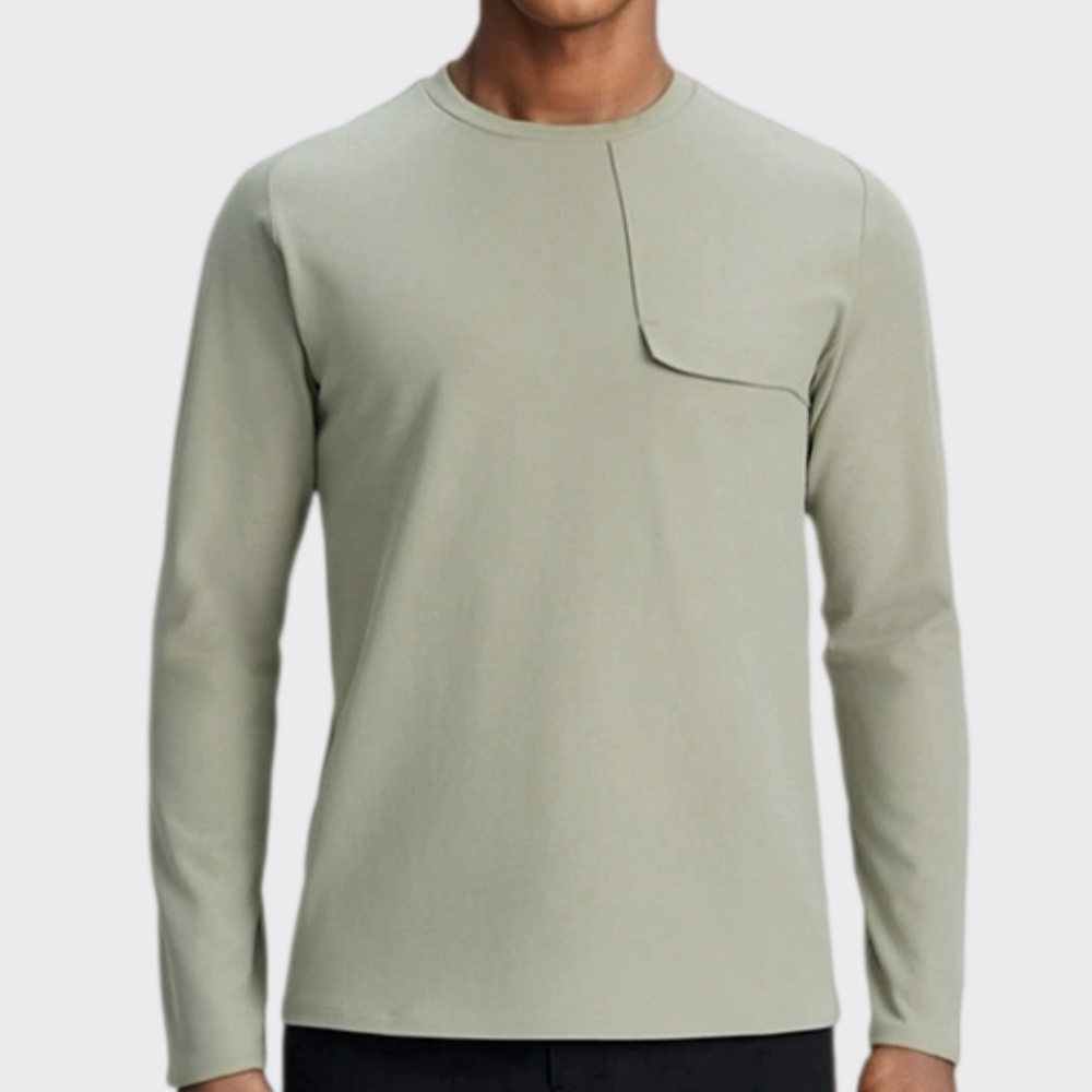 Camiseta Masculina de Manga Lo - Outdoor Camping In Winter avaliação e preço