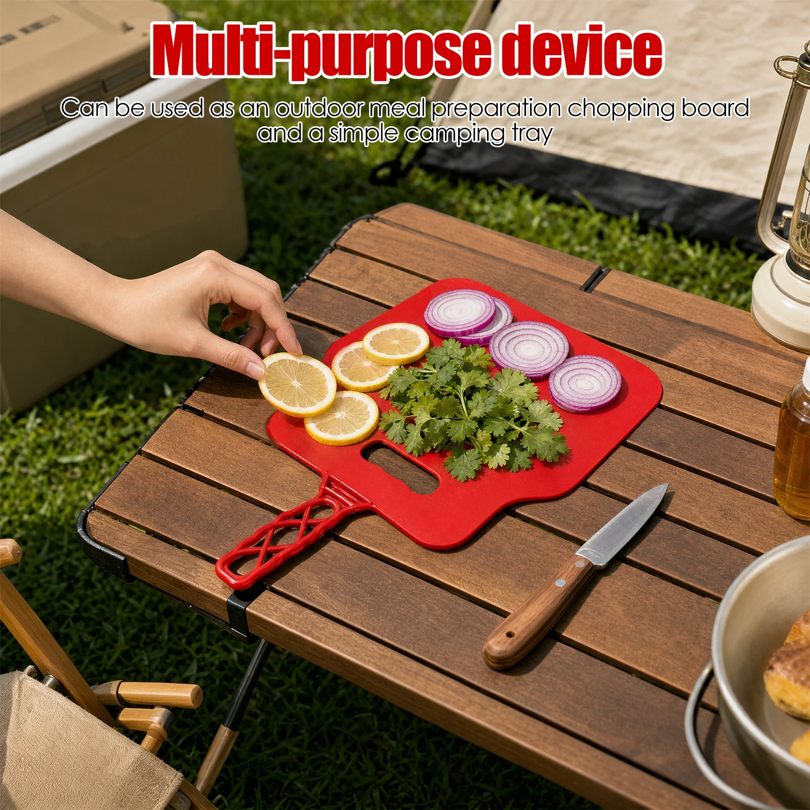 Ventilador Manual de Plástico  - Outdoor Camping Cooking Set avaliação e preço