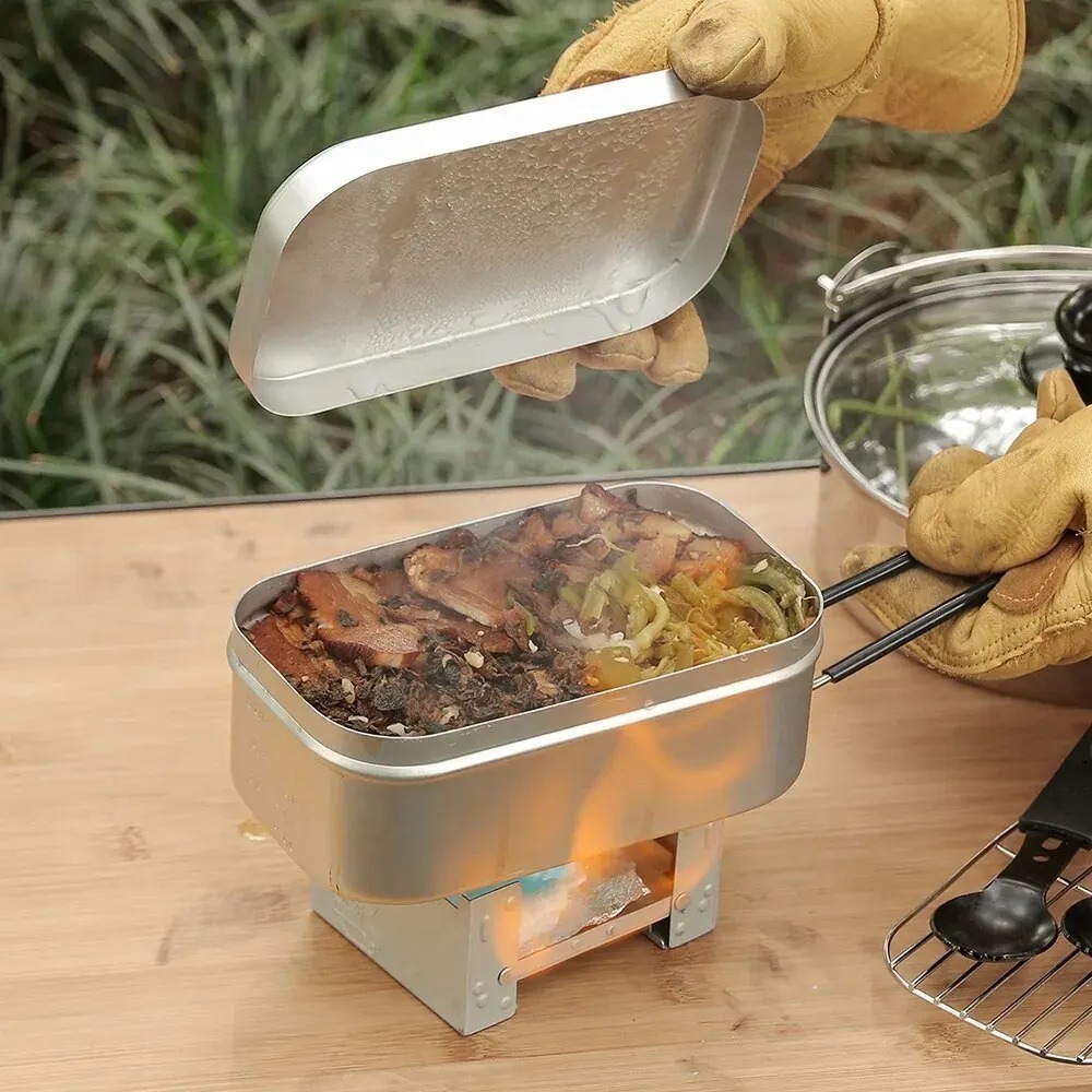 Utensílios de Mesa Ultraleves  - Outdoor Camping Cooking Set avaliação e preço