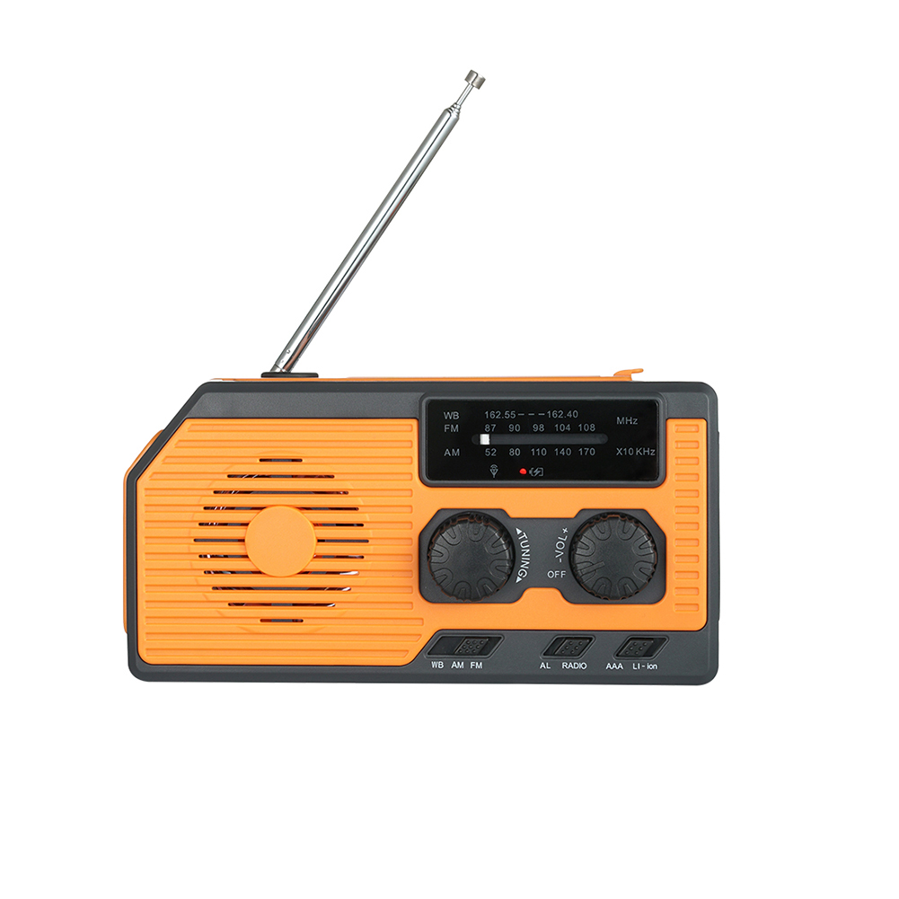 Rádio Portátil com Manivela e  - Camping Solar Lantern avaliação e preço