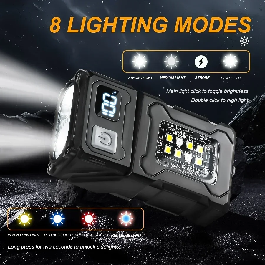 Mini lanterna de bolso led rec - Outdoor Camping Decor avaliação e preço