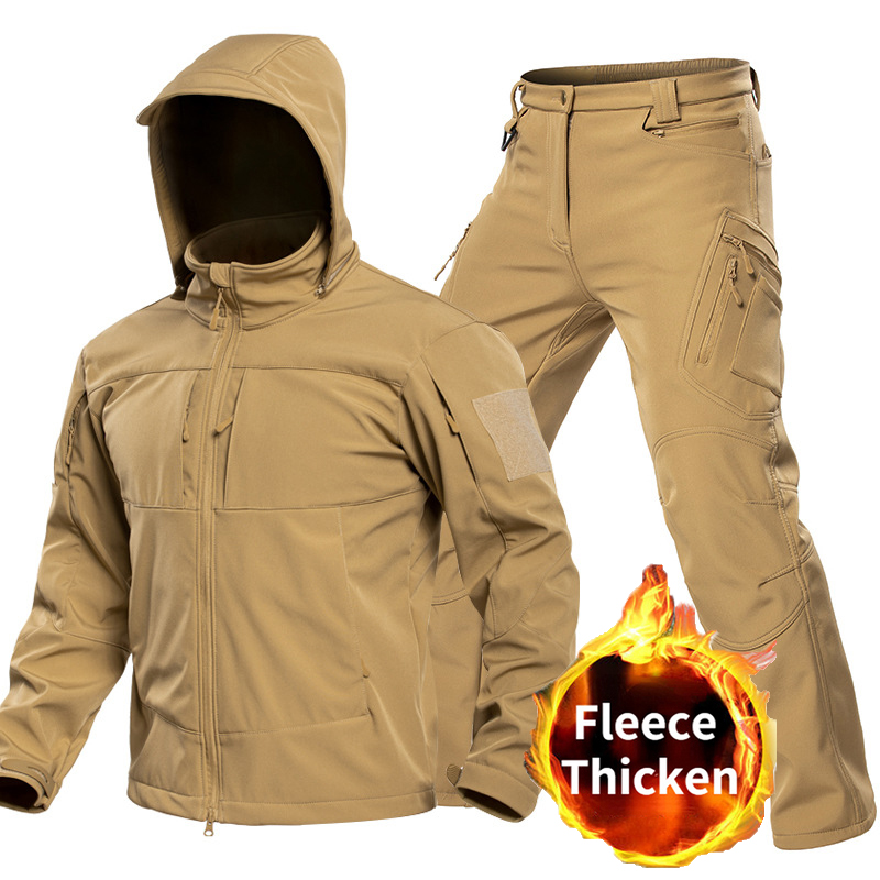 Conjunto Tático Softshell para - Outdoor Camping In Winter avaliação e preço