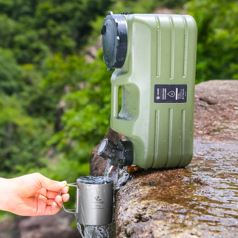 5/11l lixeira de água ao ar li - Outdoor Camping Bin avaliação e preço