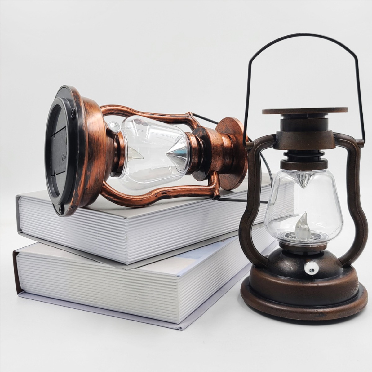 Explosivo solar retro lâmpada  - Camping Solar Lantern avaliação e preço