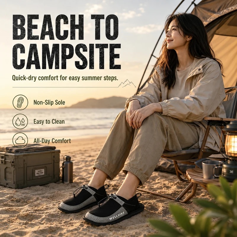 Chinelos de Secagem Rápida par - Outdoor Camping Slippers avaliação e preço