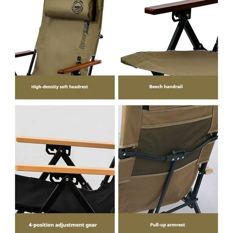 Cadeira de Praia Dobrável com  - Outdoor Camping High Chair avaliação e preço