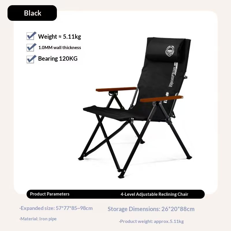 Cadeira de Praia Dobrável com  - Outdoor Camping High Chair avaliação e preço