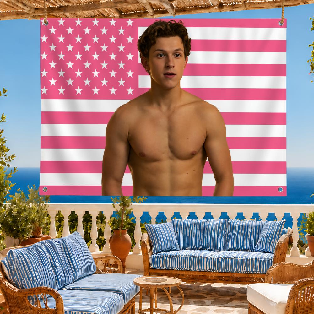 Bandeira do Ator Tom Holland,  - Outdoor Camping Holland avaliação e preço