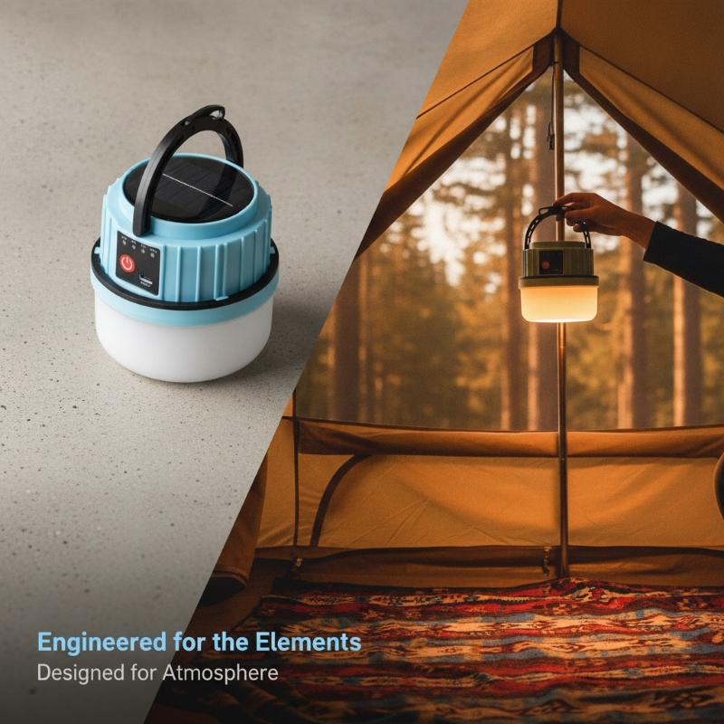 Lâmpada Solar LED à Prova d'Ág - Camping Solar Lantern avaliação e preço