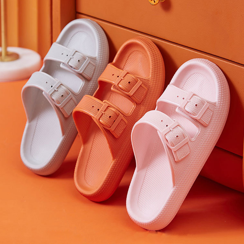 Moda fivela grossa plataforma  - Outdoor Camping Slippers avaliação e preço