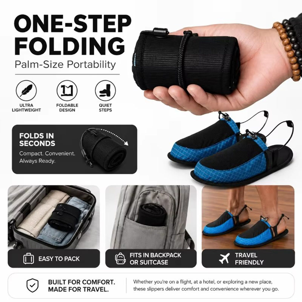 Chinelos de Água Dobráveis de  - Outdoor Camping Slippers avaliação e preço