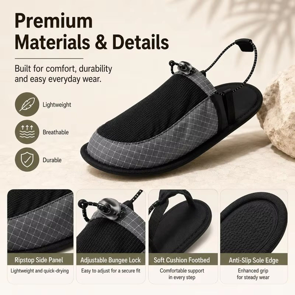 Chinelos de Água Dobráveis de  - Outdoor Camping Slippers avaliação e preço