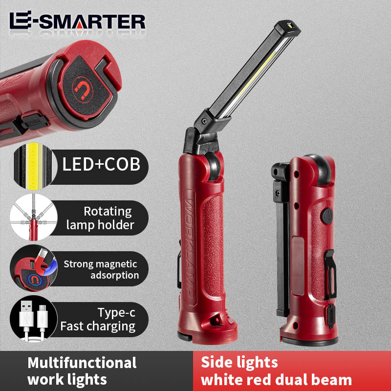 Cob led luz de trabalho recarr - Outdoor Camping Decor avaliação e preço