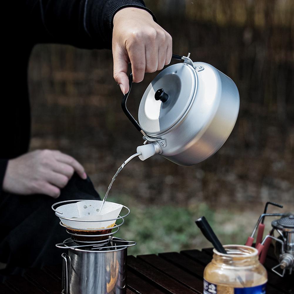 Chaleira portátil para uso ext - Outdoor Camping Youtube avaliação e preço