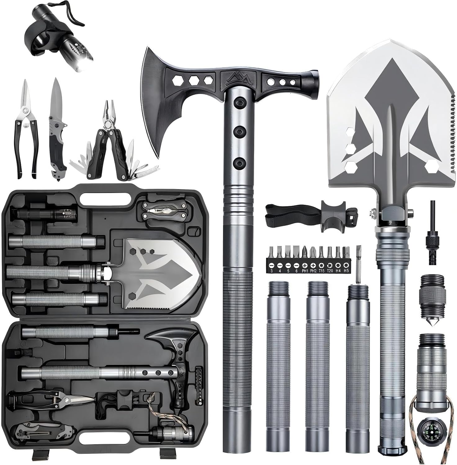 Pá Tática Multifuncional Dobrá - Camp Axe Hatchet avaliação e preço