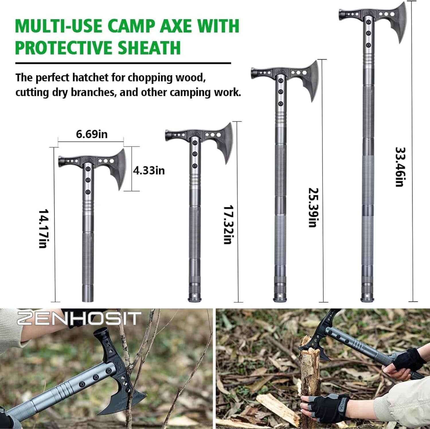 Pá Tática Multifuncional Dobrá - Camp Axe Hatchet avaliação e preço