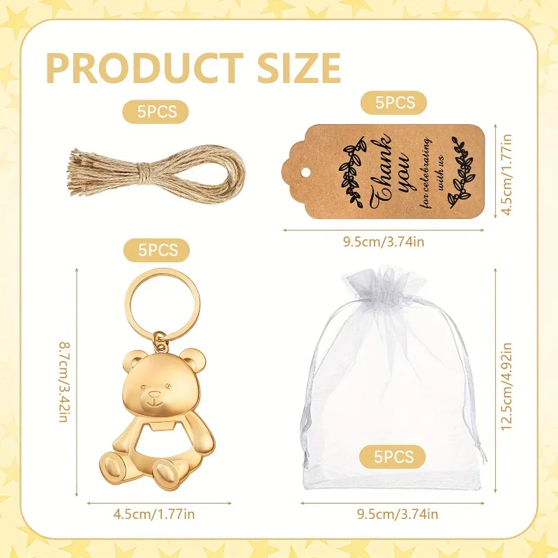 Conjunto de Chaveiros Abridore - Bear Canister avaliação e preço