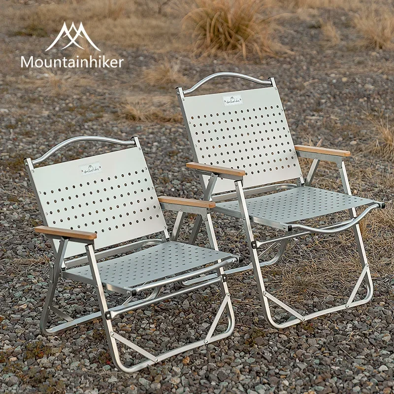 Cadeira de Camping MOUNTAINHIK - Outdoor Camping High Chair avaliação e preço