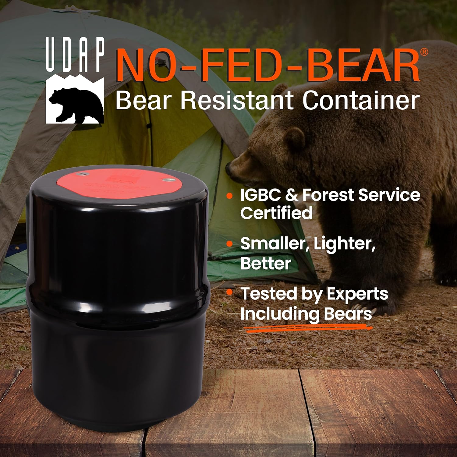 Recipiente de Alimentos Leve à - Bear Canister avaliação e preço
