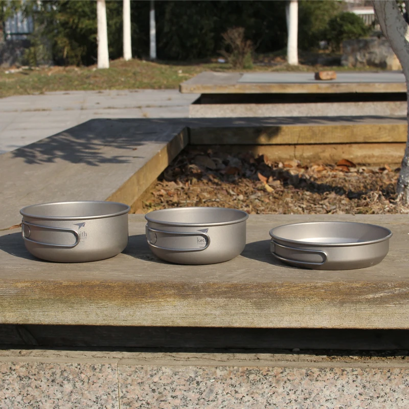 Keith-Titanium Cookware Set co - Outdoor Camping Cooking Equipment avaliação e preço