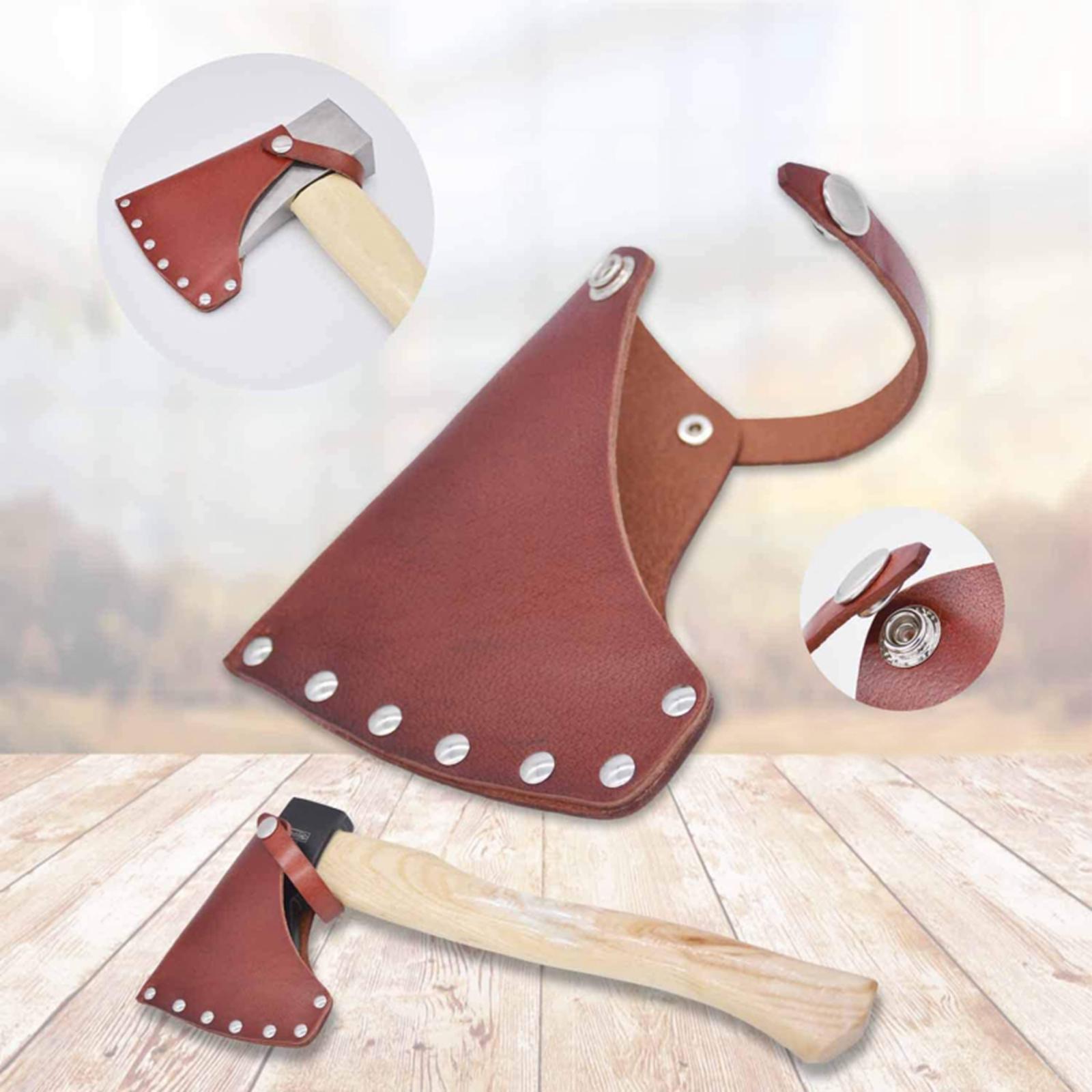 Couro Axe Head Cover para Camp - Camp Axe Hatchet avaliação e preço