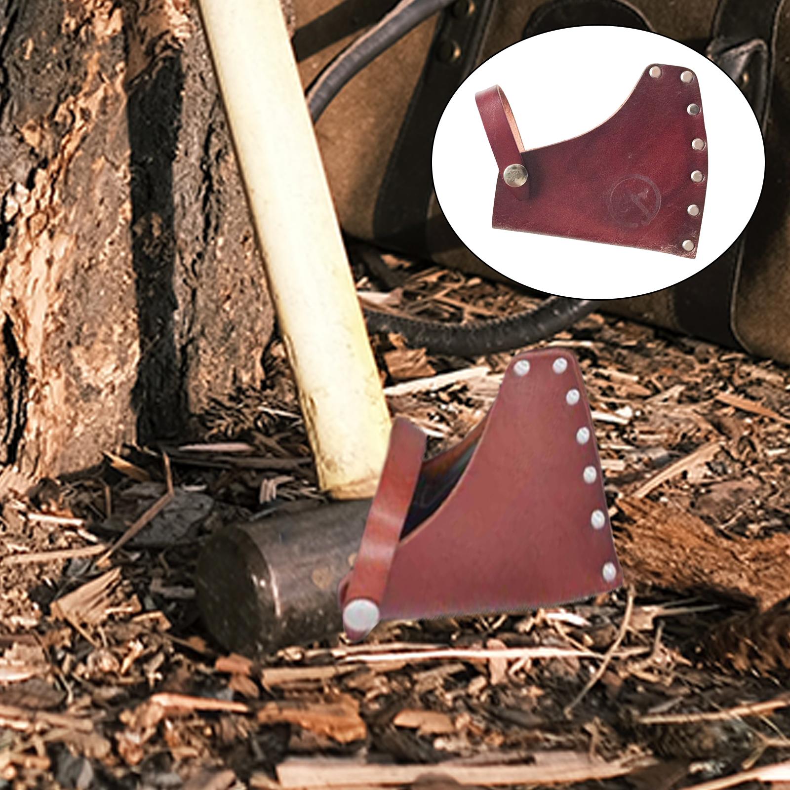 Couro Axe Head Cover para Camp - Camp Axe Hatchet avaliação e preço