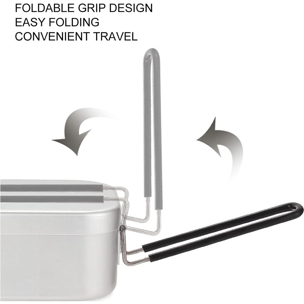 Lancheiras de alumínio 800ml,  - Outdoor Camping Cooking Set avaliação e preço