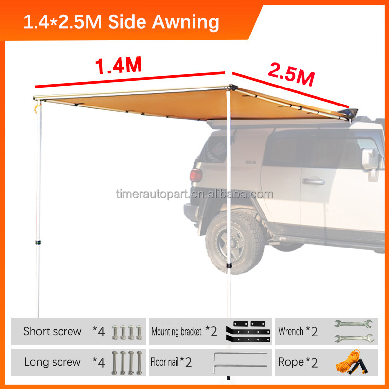 Toldo Lateral Personalizado co - Outdoor Camping Van Tent avaliação e preço