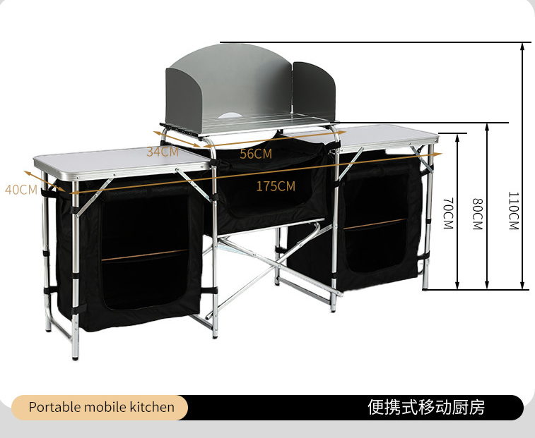 Mesa de Camping Moderna Multif - Outdoor Camping Cooking Table avaliação e preço