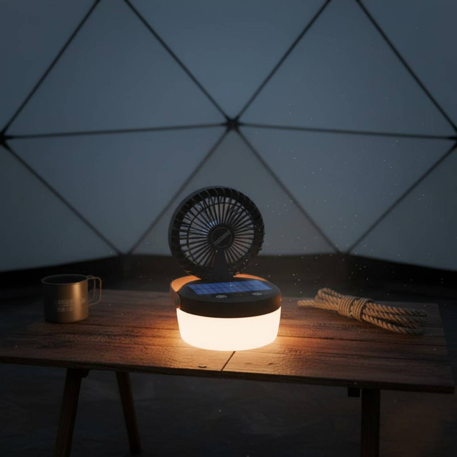 Lanterna de Camping Solar com  - Camping Solar Lantern avaliação e preço