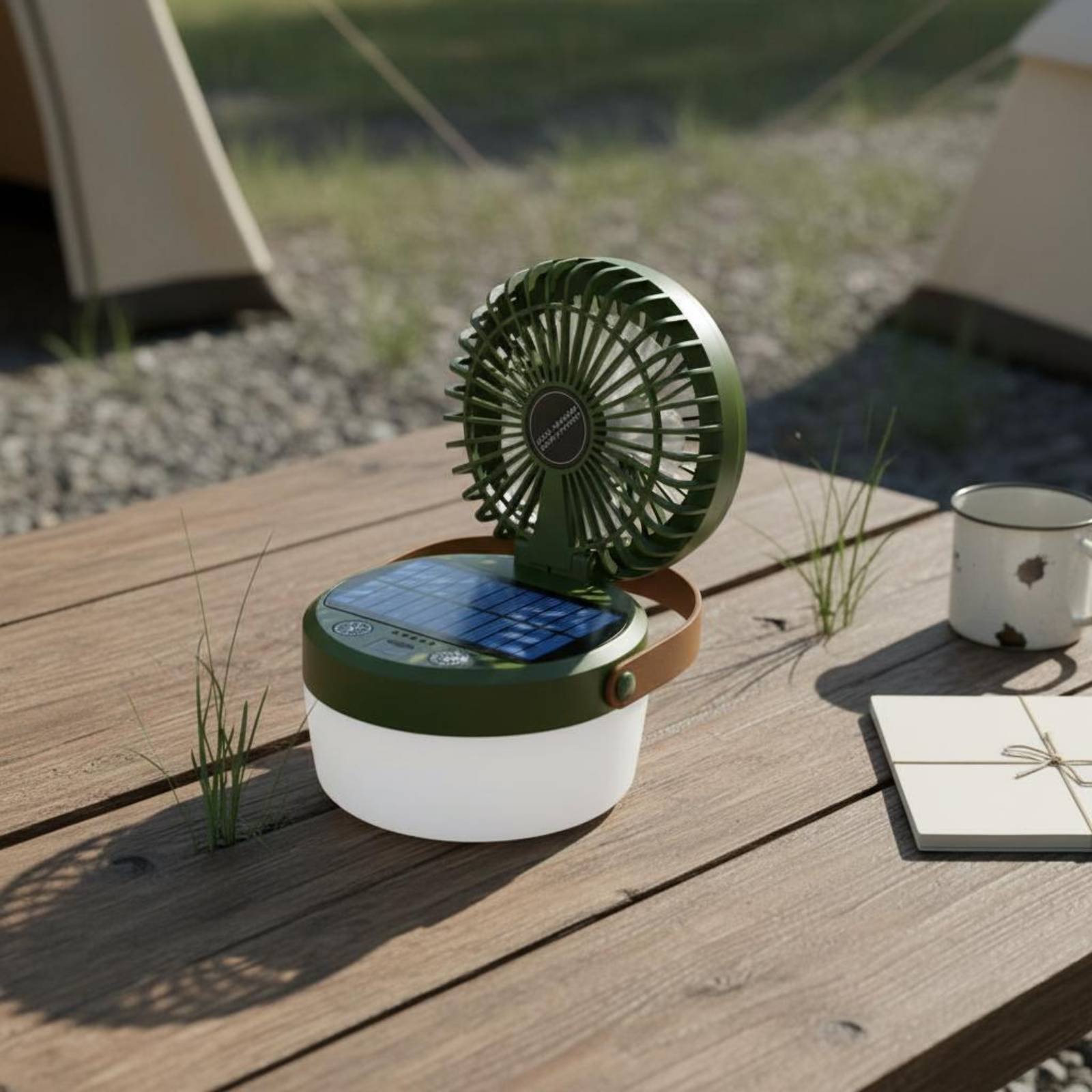 Lanterna de Camping Solar com  - Camping Solar Lantern avaliação e preço