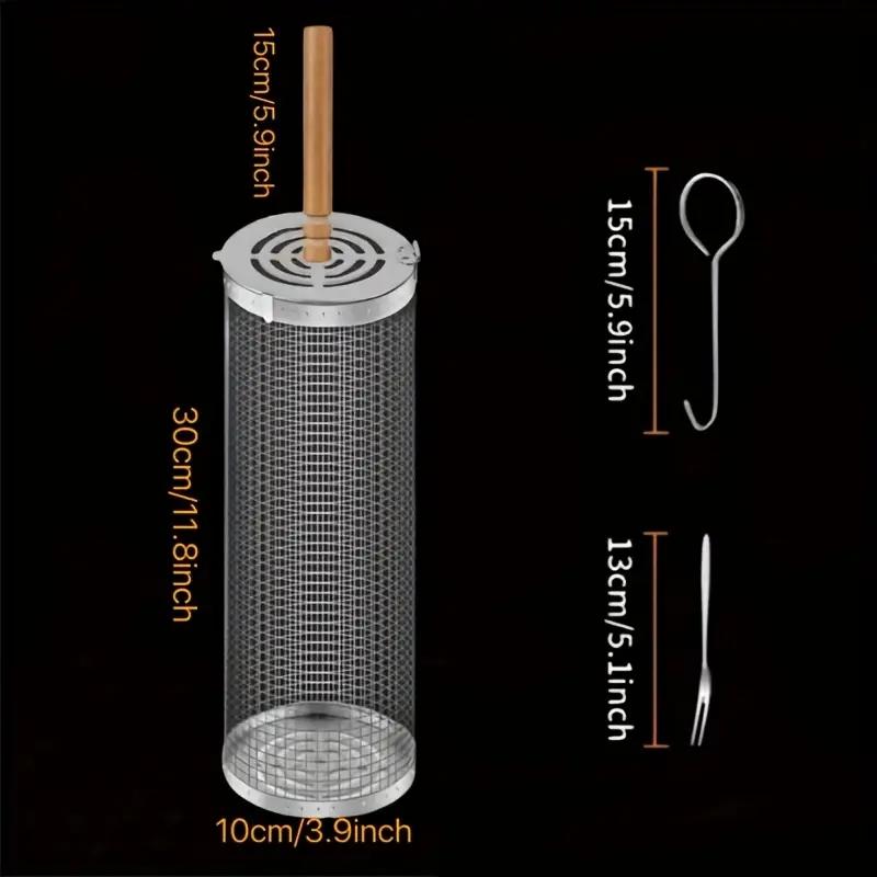Cesto de Grelha para Churrasco - Outdoor Camping Cooking Set avaliação e preço